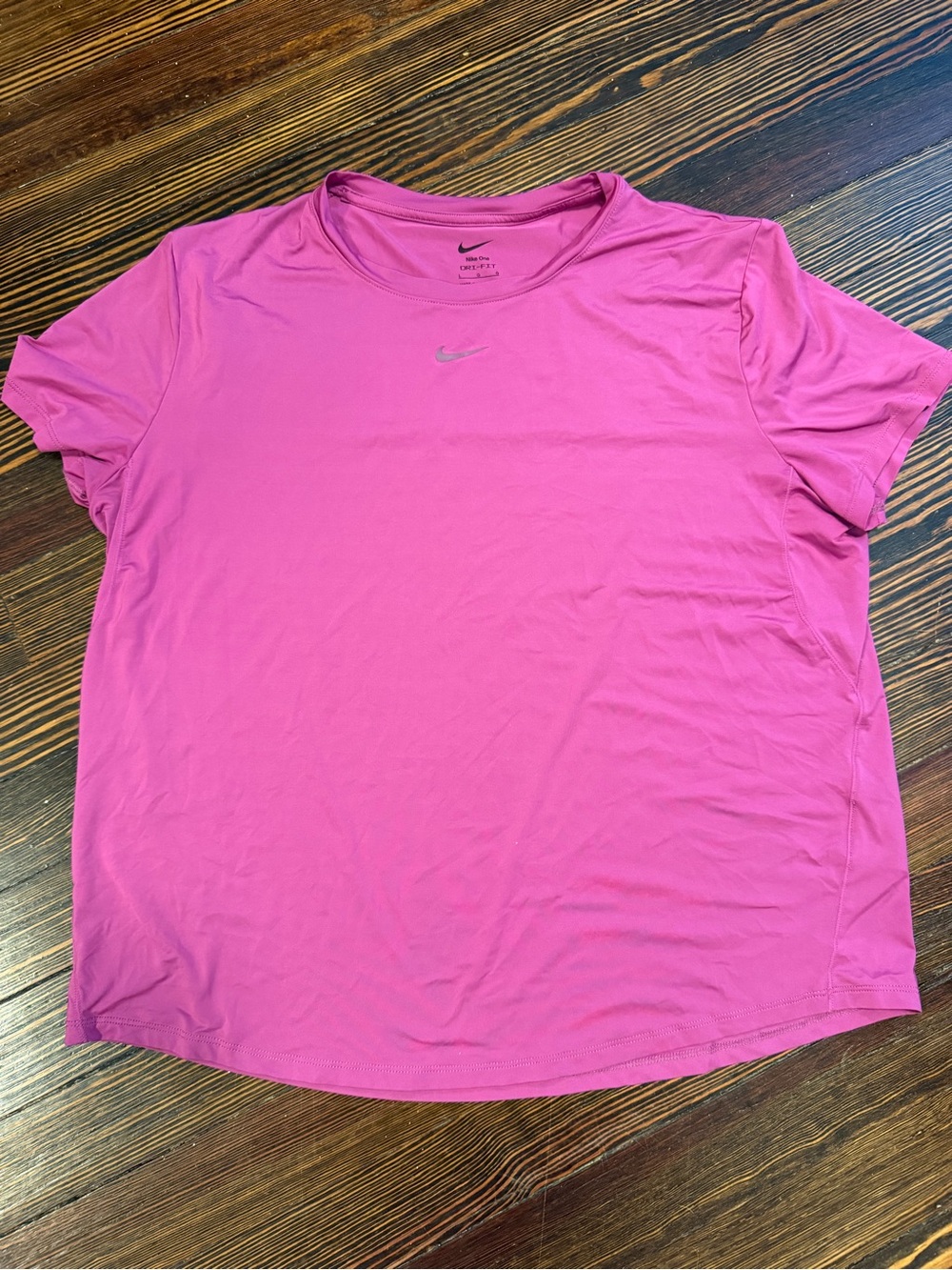 Nike Women's Bright Pink Short Sleeve Performance Tee